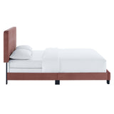 Celine Channel Tufted Performance Velvet Queen Bed by Lefancy