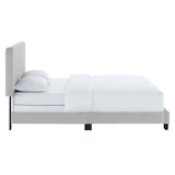 Celine Channel Tufted Performance Velvet Queen Bed by Lefancy