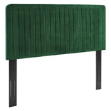 Milenna Channel Tufted Performance Velvet Twin Headboard by Lefancy