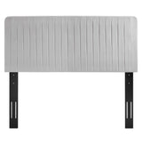 Milenna Channel Tufted Performance Velvet Twin Headboard by Lefancy