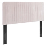 Milenna Channel Tufted Performance Velvet Twin Headboard by Lefancy