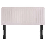 Milenna Channel Tufted Performance Velvet Twin Headboard by Lefancy