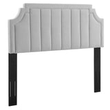 Alyona Channel Tufted Performance Velvet Twin Headboard by Lefancy