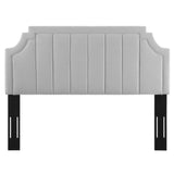 Alyona Channel Tufted Performance Velvet Twin Headboard by Lefancy