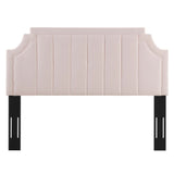 Alyona Channel Tufted Performance Velvet Twin Headboard by Lefancy