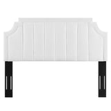 Alyona Channel Tufted Performance Velvet Twin Headboard by Lefancy