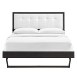 Willow Wood Queen Platform Bed With Angular Frame by Lefancy