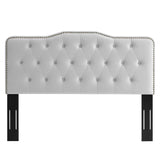 Sophia Tufted Performance Velvet Twin Headboard by Lefancy