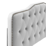 Sophia Tufted Performance Velvet Twin Headboard by Lefancy