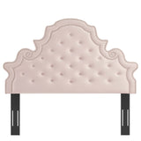 Diana Tufted Performance Velvet Twin Headboard by Lefancy