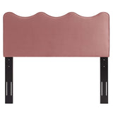 Athena Performance Velvet Twin Headboard by Lefancy