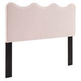 Athena Performance Velvet Twin Headboard by Lefancy