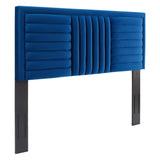 Believe Channel Tufted Performance Velvet Twin Headboard by Lefancy