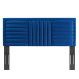 Believe Channel Tufted Performance Velvet Twin Headboard by Lefancy