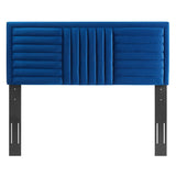 Believe Channel Tufted Performance Velvet Twin Headboard by Lefancy