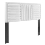 Believe Channel Tufted Performance Velvet Twin Headboard by Lefancy