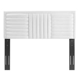 Believe Channel Tufted Performance Velvet Twin Headboard by Lefancy