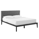 Dakota Upholstered Queen Platform Bed by Lefancy