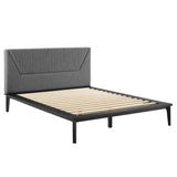 Dakota Upholstered Queen Platform Bed by Lefancy