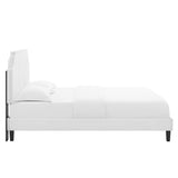 Sienna Performance Velvet Queen Platform Bed by Lefancy