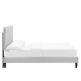 Current Performance Velvet Twin Platform Bed by Lefancy