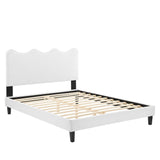 Current Performance Velvet Twin Platform Bed by Lefancy