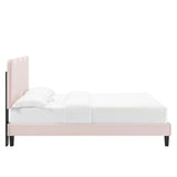 Current Performance Velvet Full Platform Bed by Lefancy