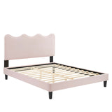 Current Performance Velvet Full Platform Bed by Lefancy