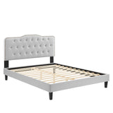 Amber Performance Velvet Twin Platform Bed by Lefancy