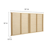 Render Wall Mount King Headboard by Lefancy