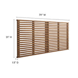 Render Wall Mount King Headboard by Lefancy