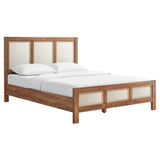 Capri Wood Grain Queen Platform Bed by Lefancy