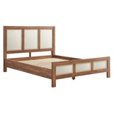 Capri Wood Grain Queen Platform Bed by Lefancy