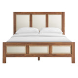 Capri Wood Grain Queen Platform Bed by Lefancy