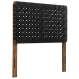 Sparta Weave Vegan Leather Twin Headboard by Lefancy