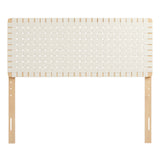 Sparta Weave Vegan Leather Full Headboard by Lefancy