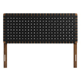 Sparta Weave Vegan Leather Full Headboard by Lefancy