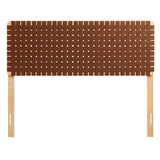 Sparta Weave Vegan Leather Queen Headboard by Lefancy