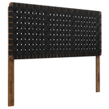 Sparta Weave Vegan Leather Queen Headboard by Lefancy