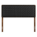 Sparta Weave Vegan Leather Queen Headboard by Lefancy