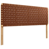 Sparta Weave Vegan Leather King Headboard by Lefancy