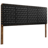 Sparta Weave Vegan Leather King Headboard by Lefancy