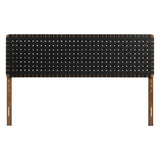 Sparta Weave Vegan Leather King Headboard by Lefancy