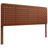 Sparta Weave Vegan Leather King Headboard by Lefancy