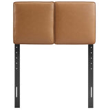 Lindee Vegan Leather Twin Headboard by Lefancy