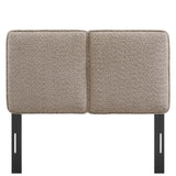 Lindee Boucle Fabric Twin Headboard by Lefancy