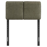 Lindee Boucle Fabric Twin Headboard by Lefancy