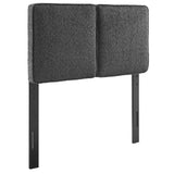 Lindee Boucle Fabric Twin Headboard by Lefancy