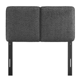 Lindee Boucle Fabric Twin Headboard by Lefancy