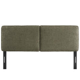 Lindee Boucle Fabric Queen Headboard by Lefancy